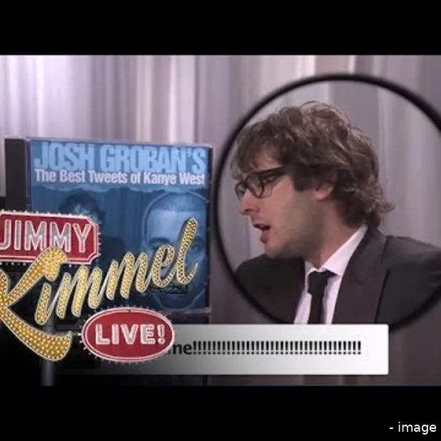 josh groban sings kanye west tweets