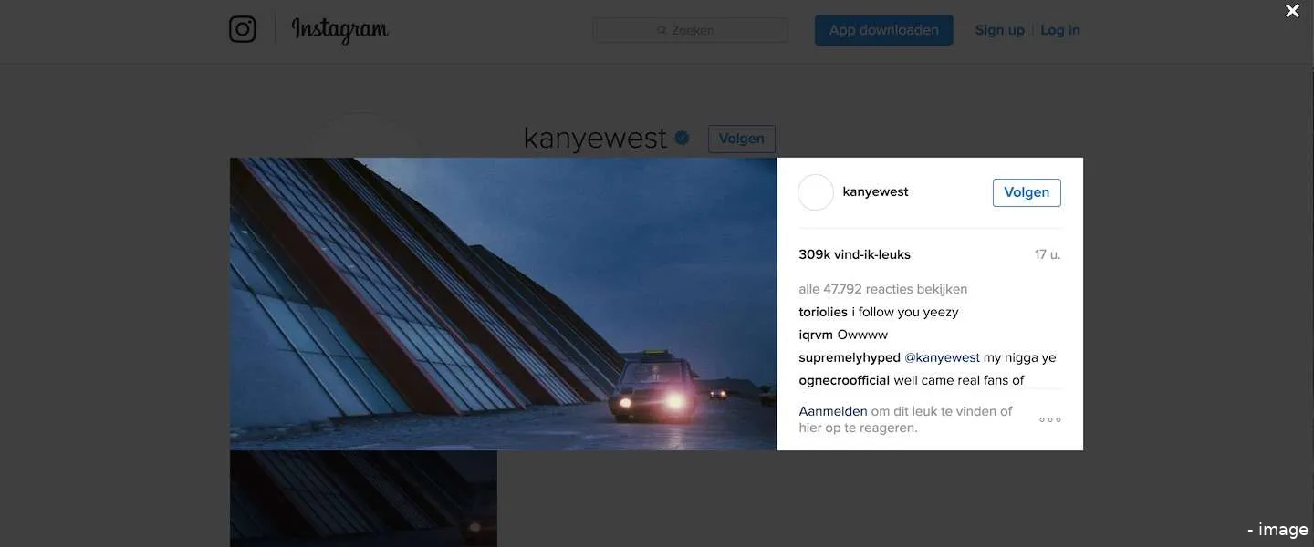 kanye instagram