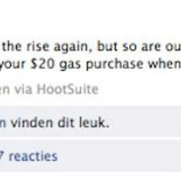 korting op benzine na checkin op foursqu