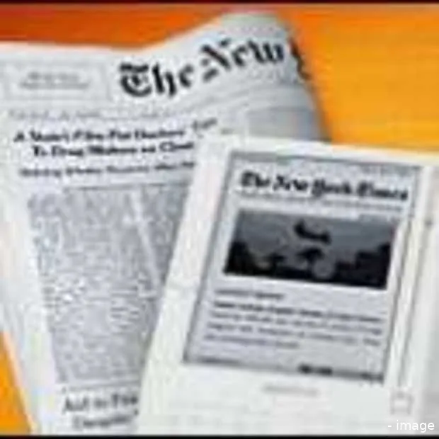 krant blijft koning ondanks kindle