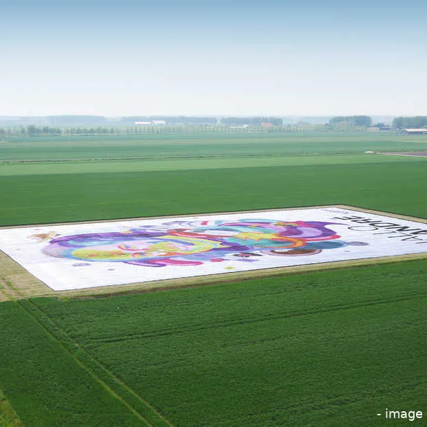 kunstwerk voor andre kuipers vanuit de r