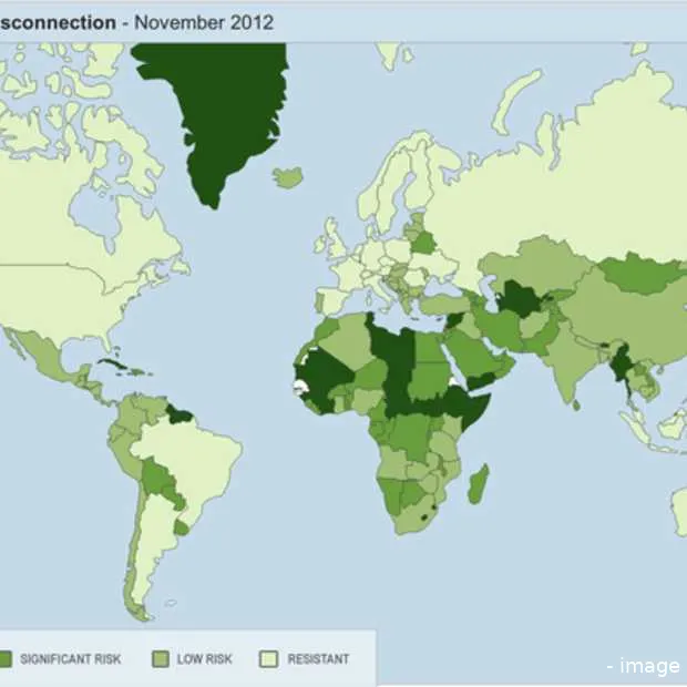landen met het hoogste risico op een int