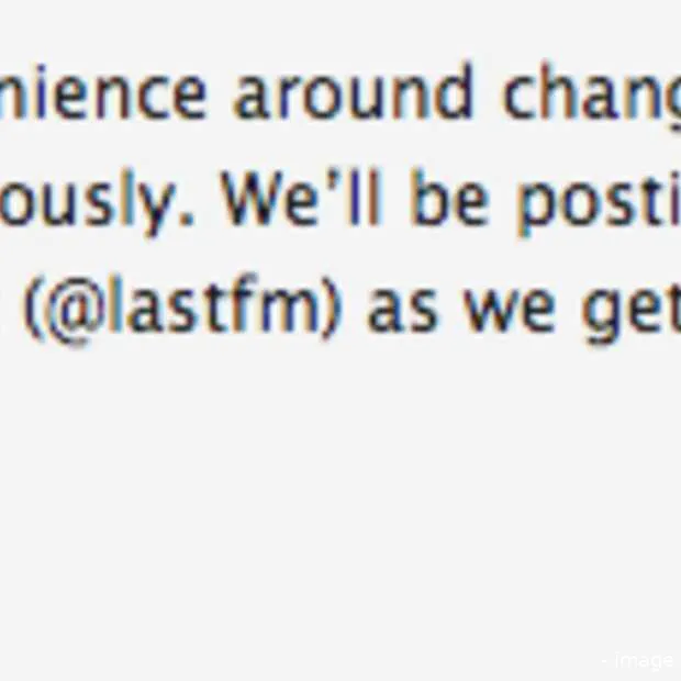 last fm adviseert gebruikers wachtwoord