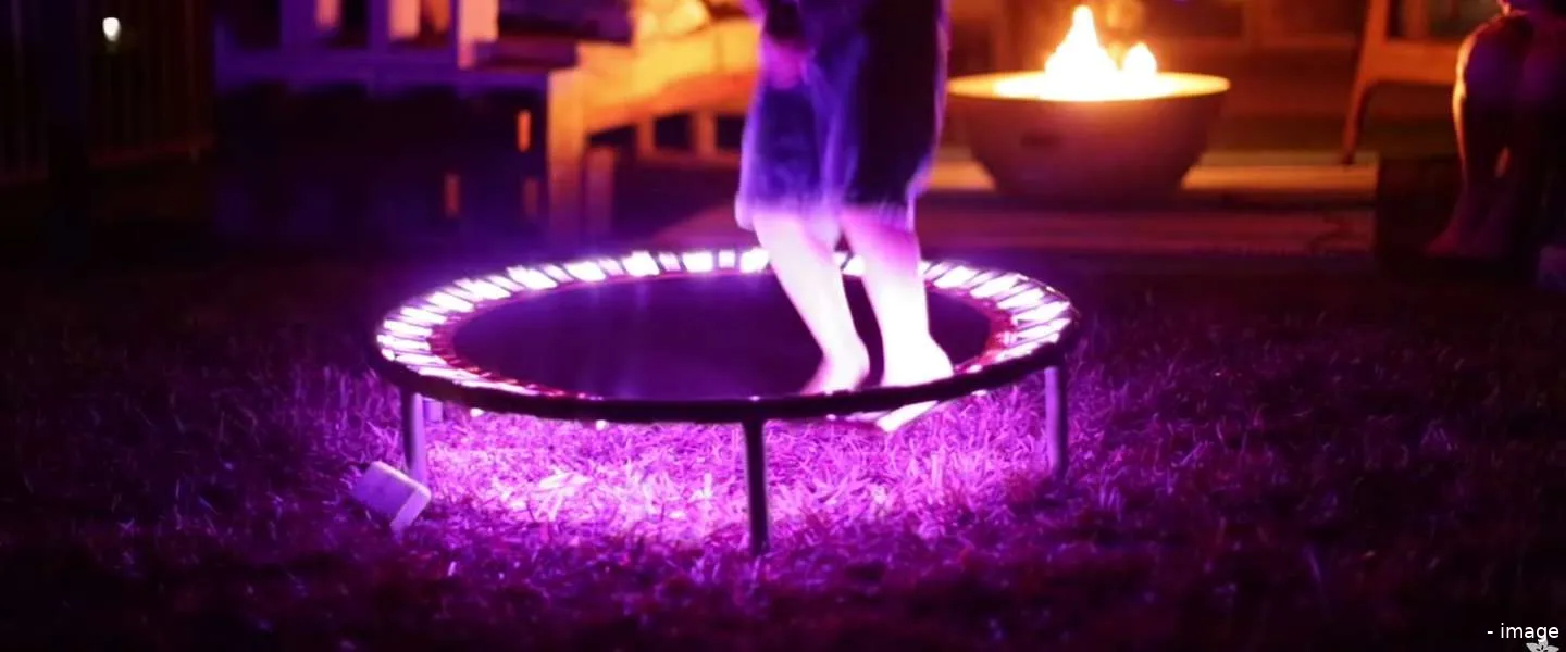 led trampoline diy