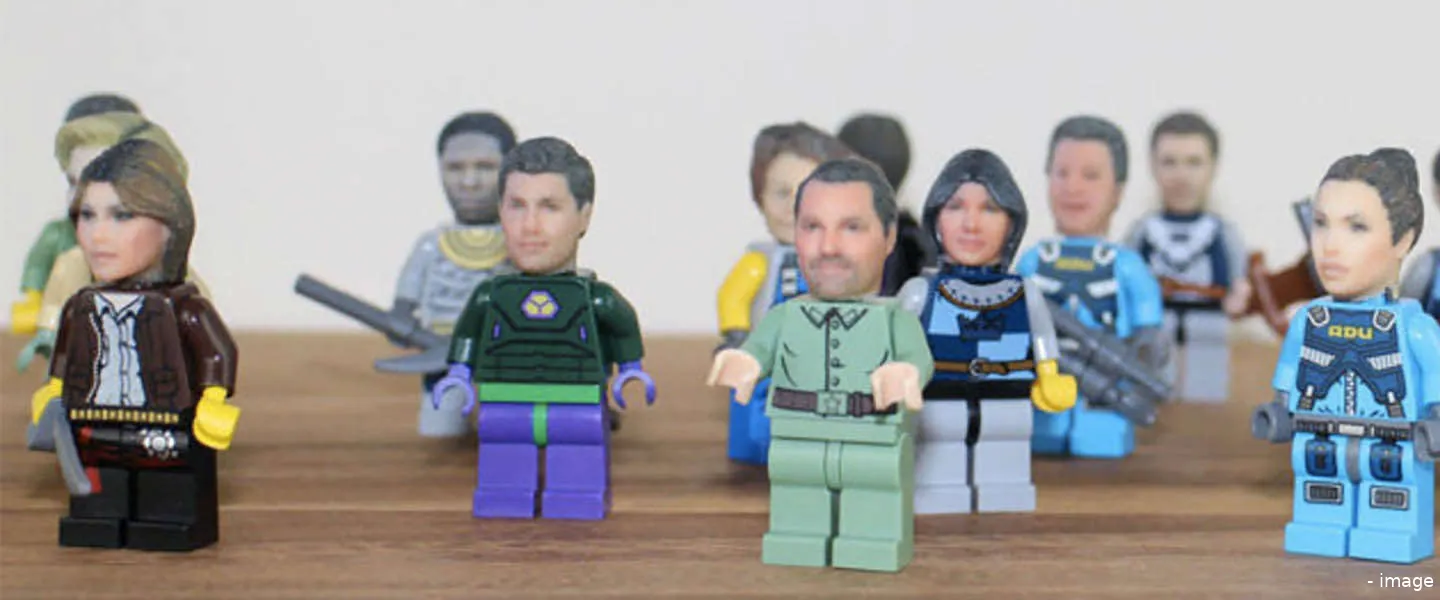 lego 3dprint hoofden