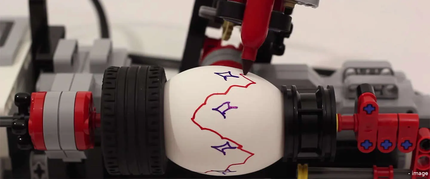 lego paasei versieren