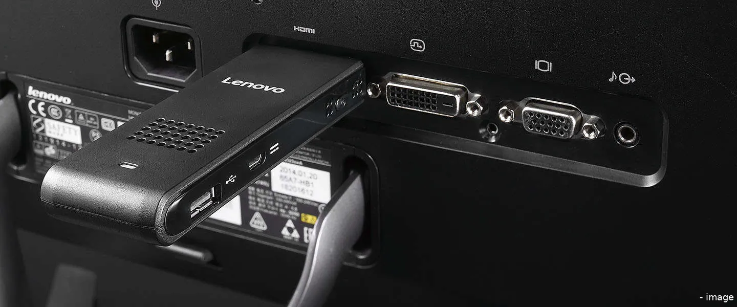 lenovo stick plugged