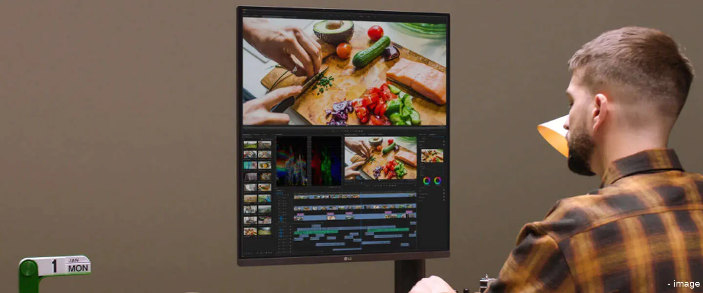 lg vierkante monitor