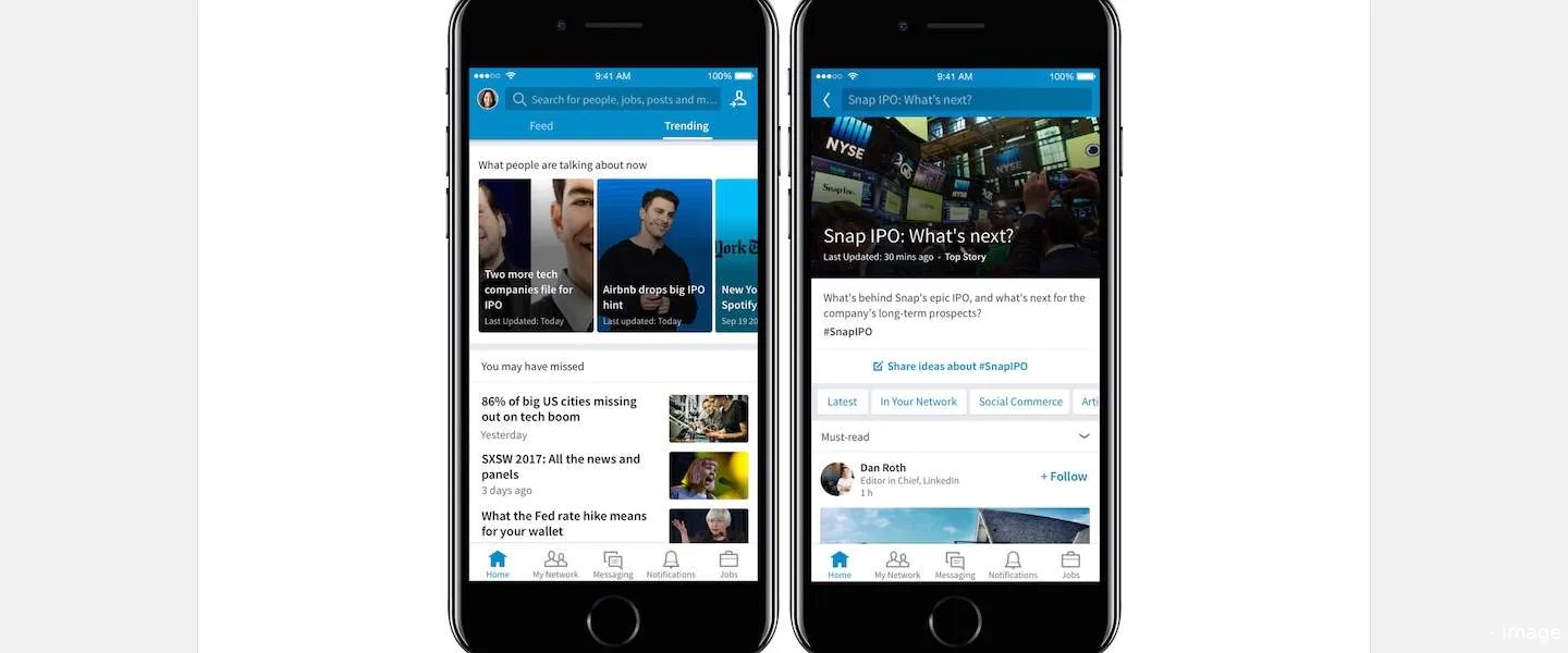 linkedin trending storylines