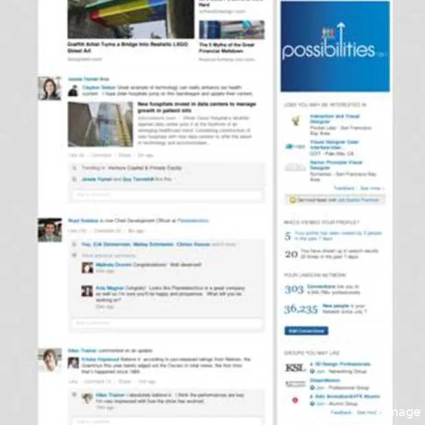 linkedin verschijnt vandaag met nieuwe h