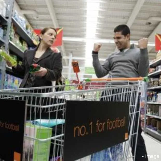 live voetbal kijken op je winkelwagen