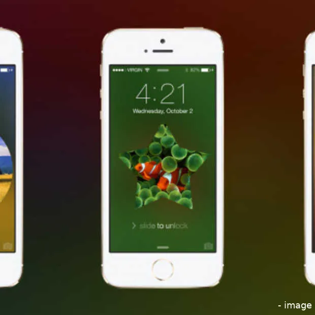 lockscreen nooit meer een achtergrond zo