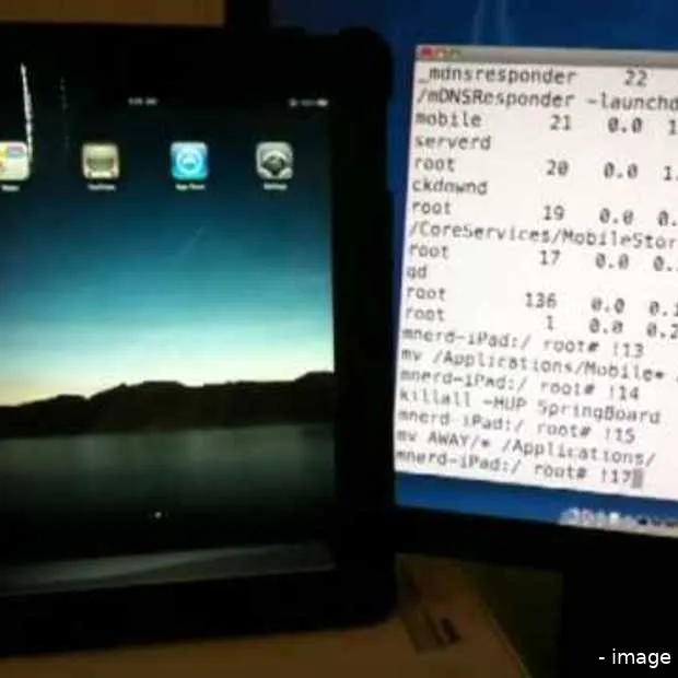 logging into the ipad jailbreak style