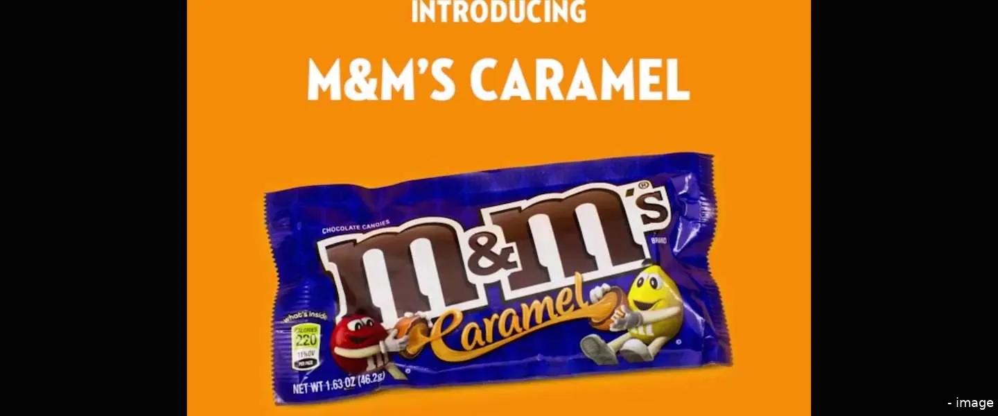 m m s caramel nieuwe smaak