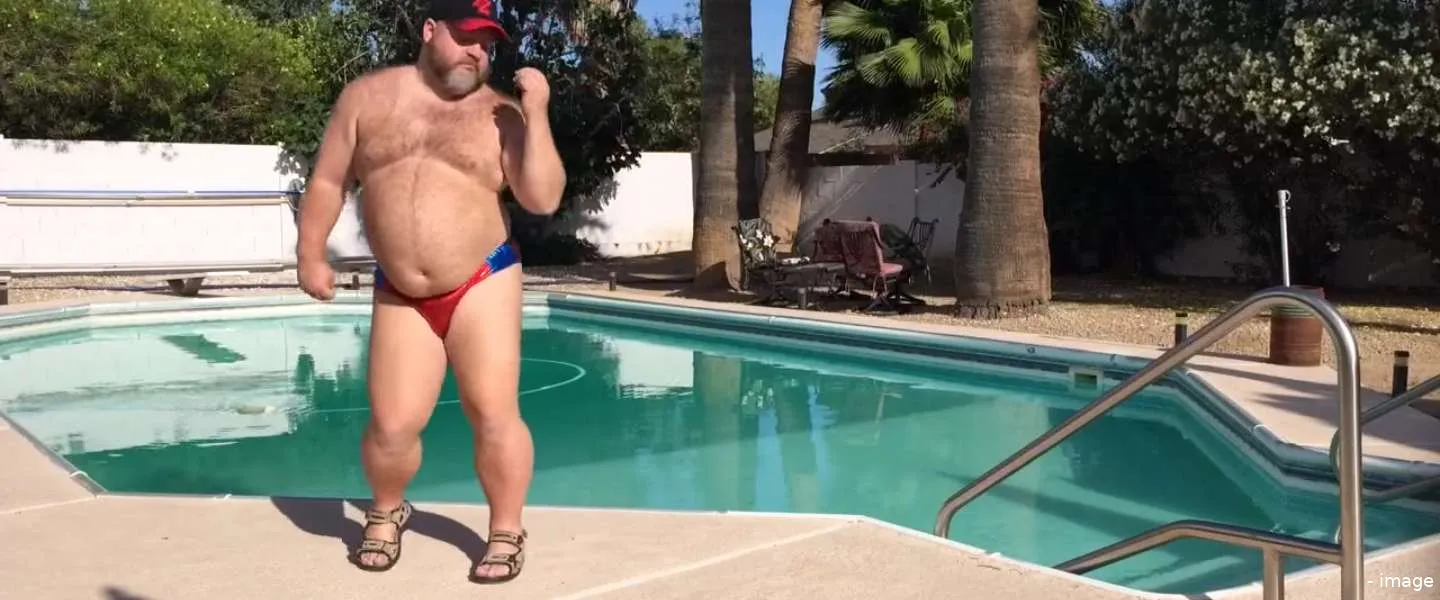 man zwembroekje hit jt