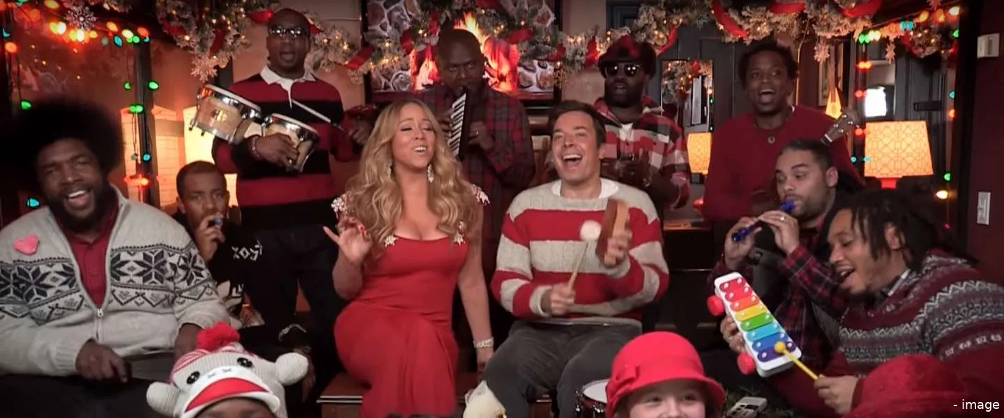 mariah carey jimmy fallon kerst