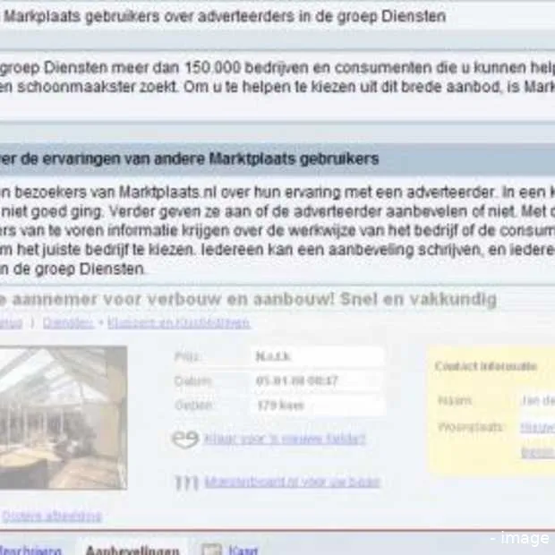 marktplaats test met aanbevelingen