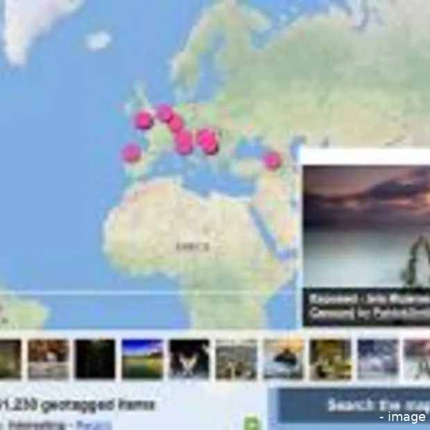 meer dan 100 000 000 geotagged foto s