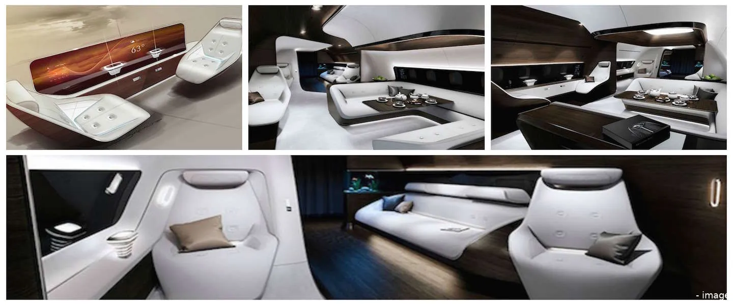 mercedes en lufthansa collage