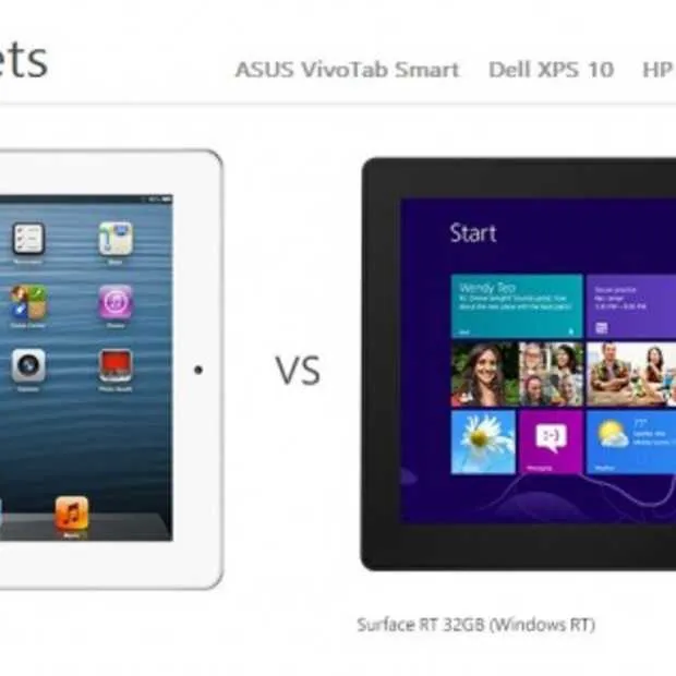 microsoft lanceert ipad vs windows 8 tab