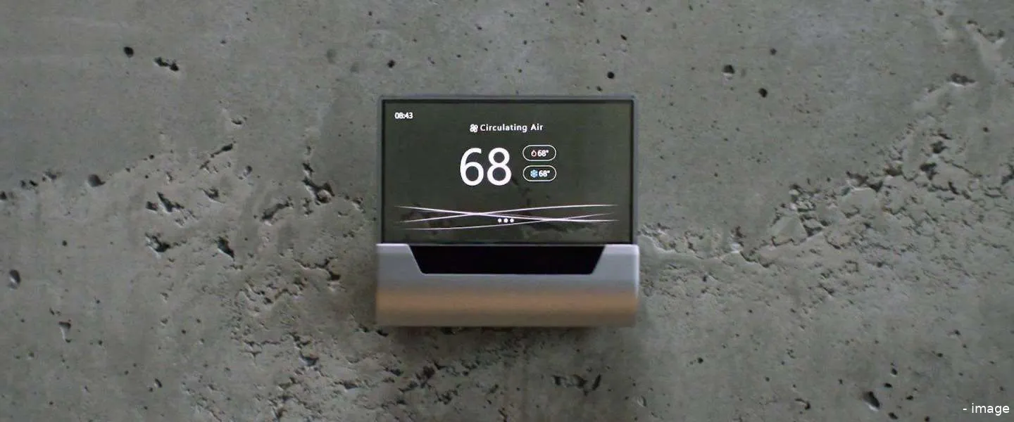 microsoft thermostaat cortana glas
