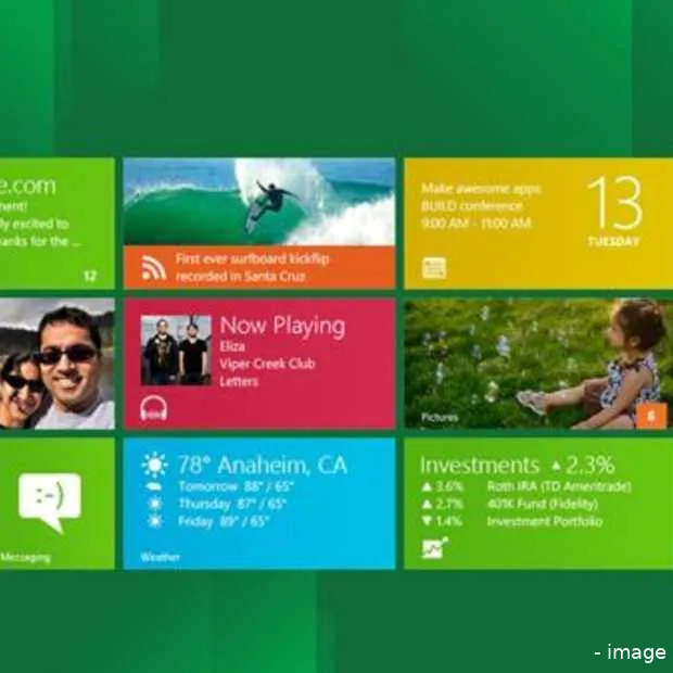 microsoft windows 8 komt er aan en oogt