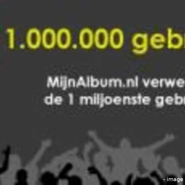 mijnalbum nl verwelkomt 1 miljoenste lid