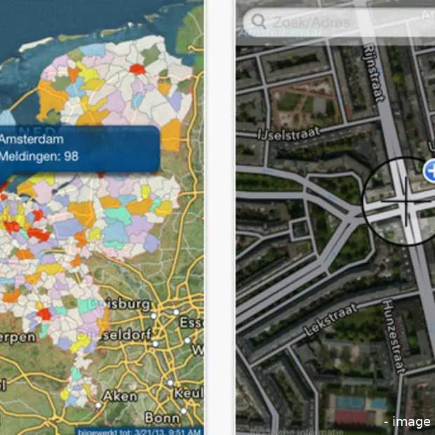 mobiele app voor het melden van onveilig