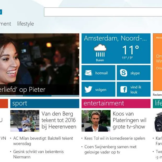 msn nl geoptimaliseerd voor smartphone e