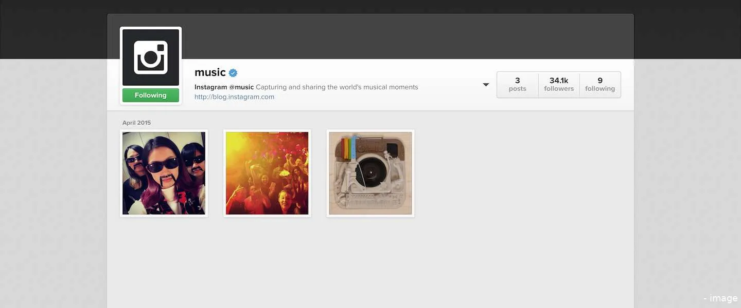music instagram