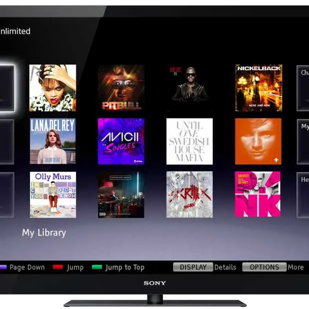 muziekservice music unlimited van sony n