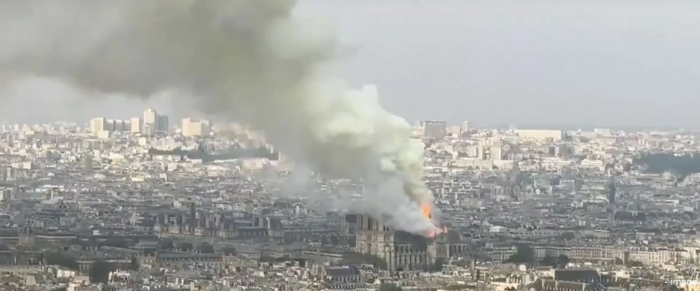 nepnieuws notre dame brand youtube