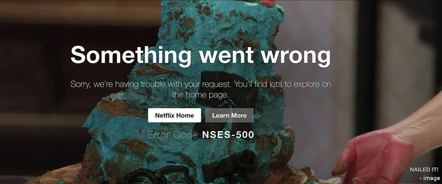 netflix something went wrong