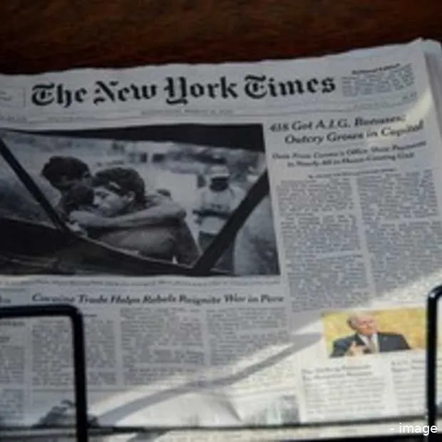 new york times niet langer grootste onli