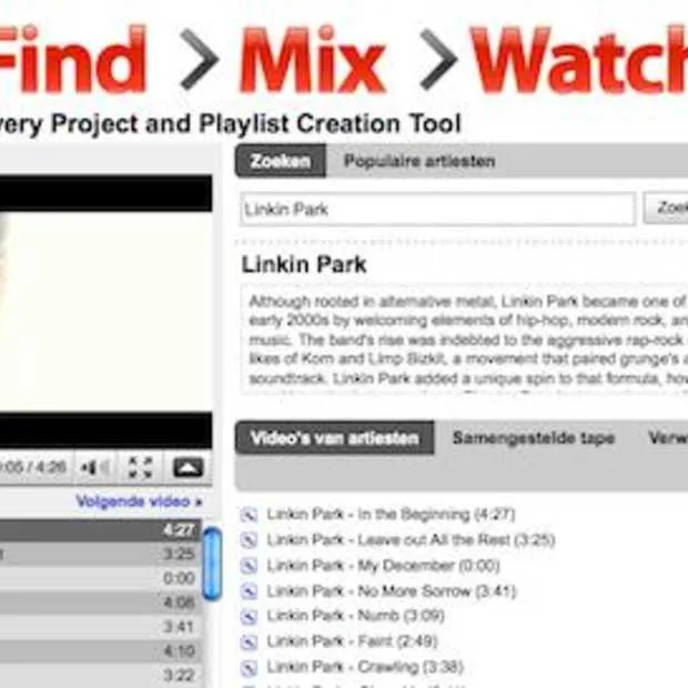 new youtube music discovery project find
