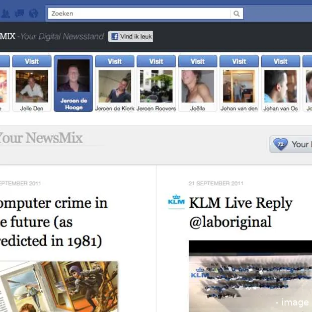 newsmix maakt een magazine van al jouw f
