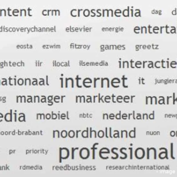 nieuwe baan zoeken via tagclouds