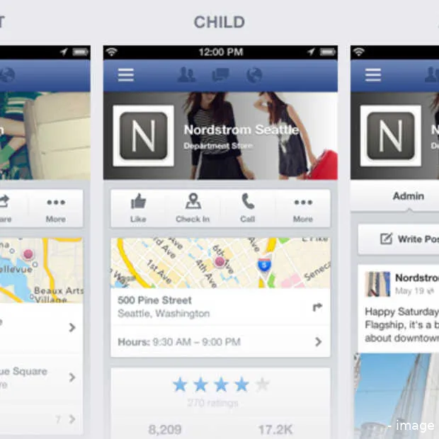 nieuwe mobiele lay out van facebook pagi