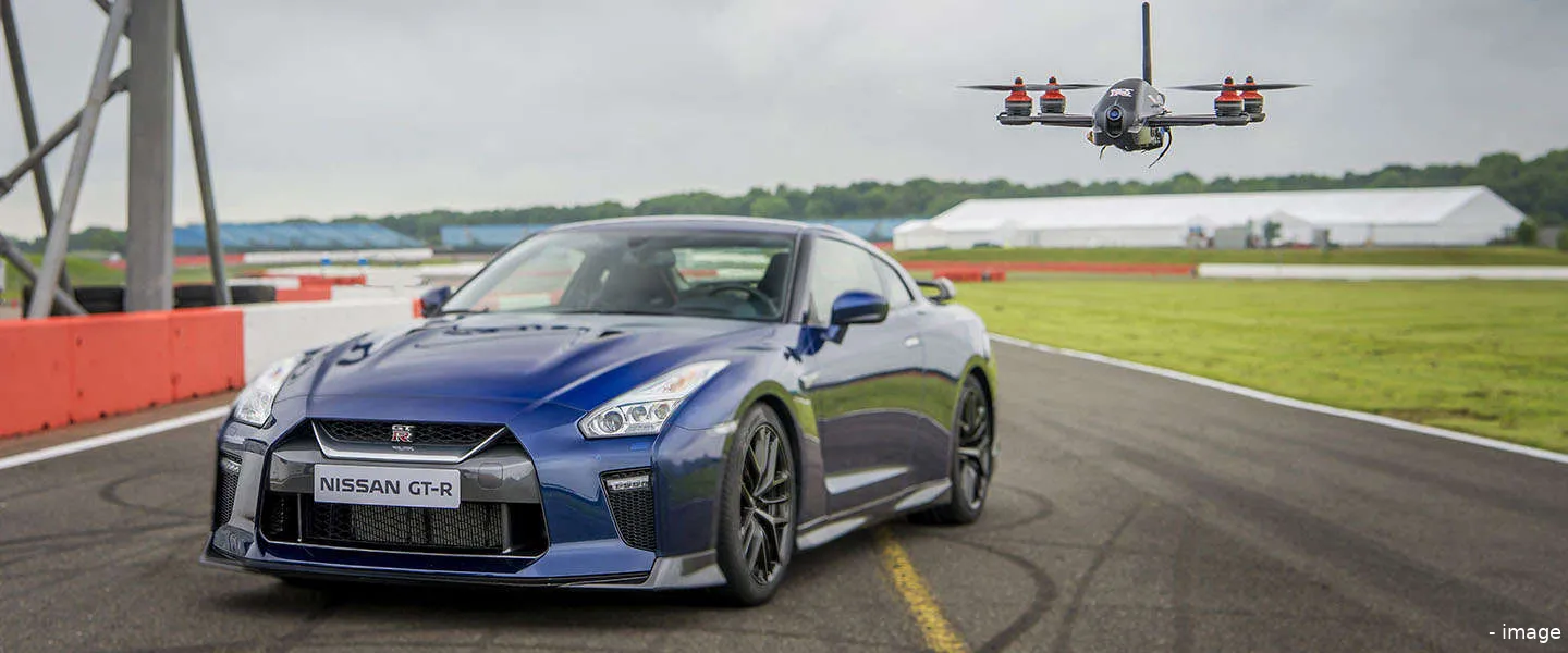 nissan vs drone 1