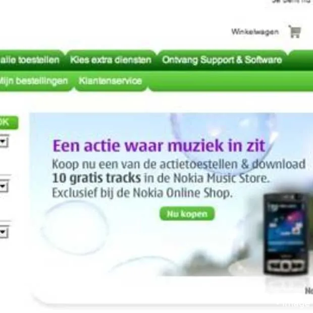 nokia begint eigen webwinkel