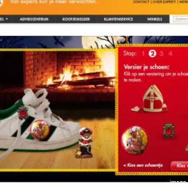 nu ook online je schoen zetten