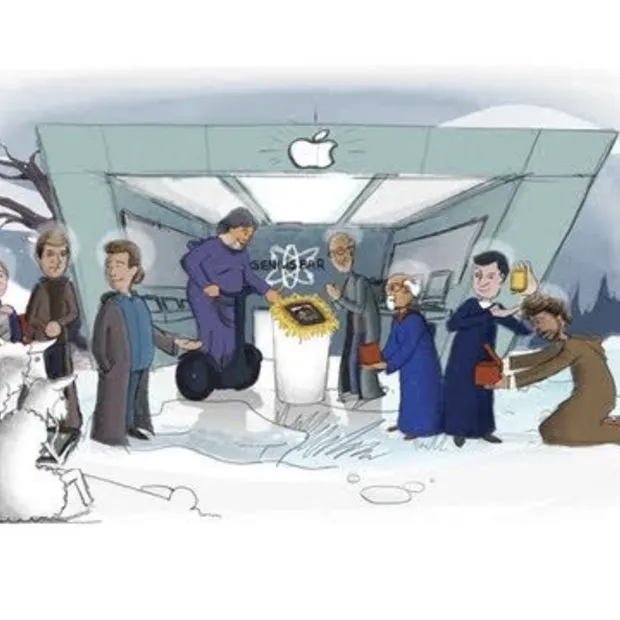 omt s apple kerststalletje