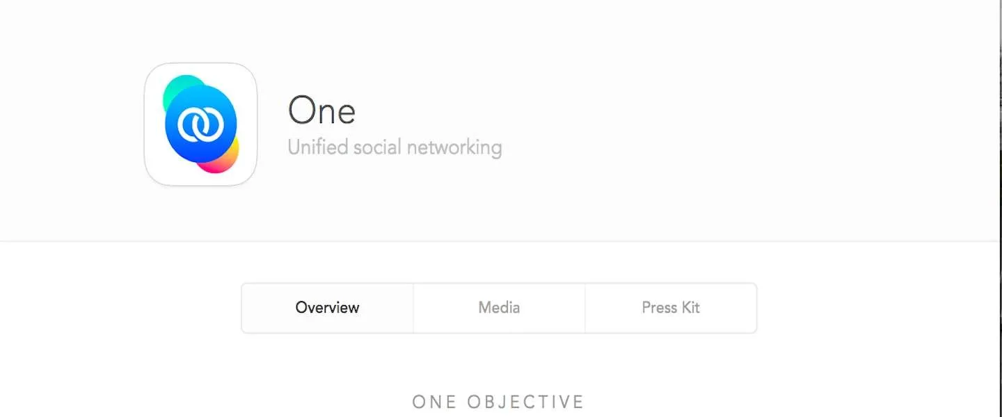 one