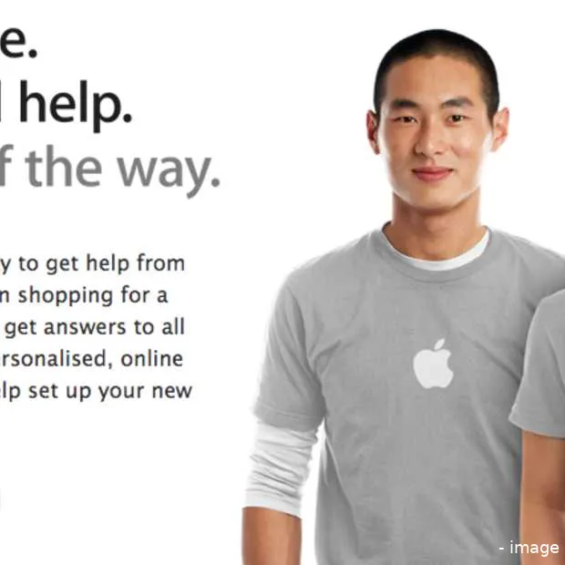 online het gesprek aangaan met een apple