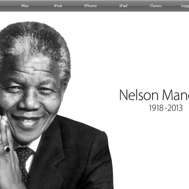 ook apple herdenkt nelson mandela