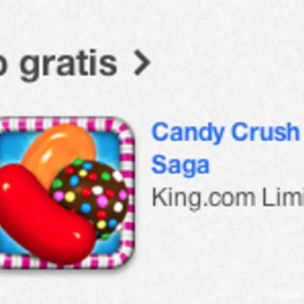 ook op de ipad is candy crush saga de po