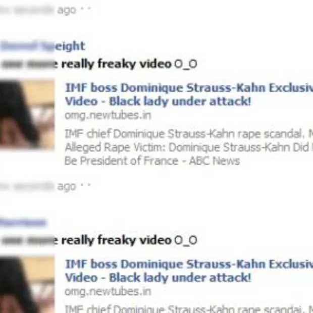 op facebook worden freaky video s over d
