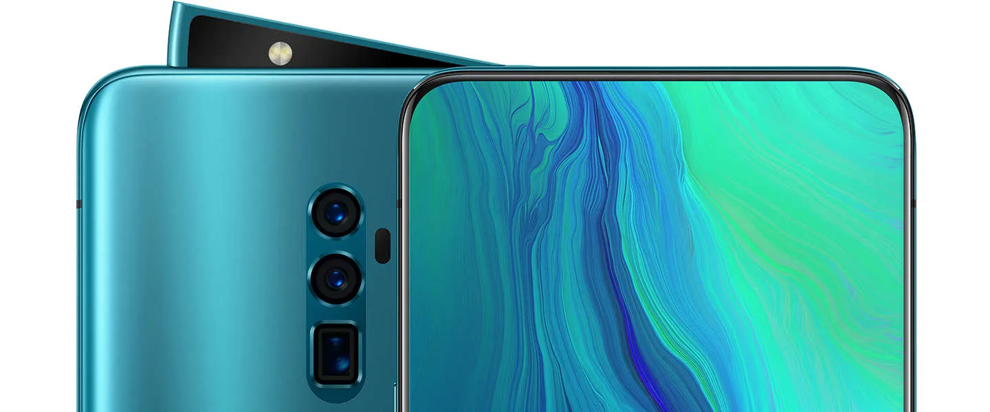 oppo reno bovenkant