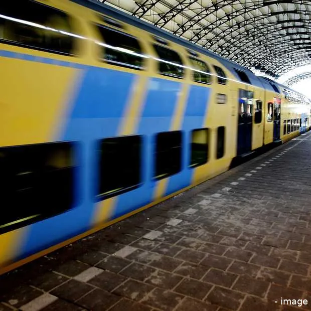 opschieten we moeten de trein halen
