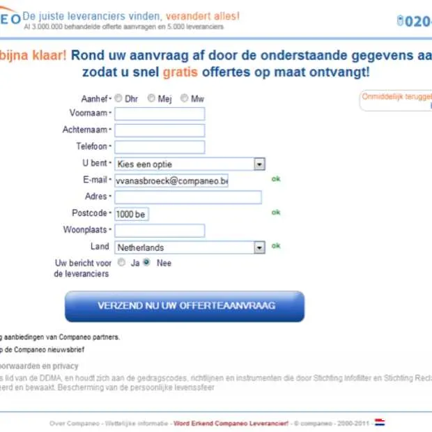 opta deelt boete uit van 100 000 voor he